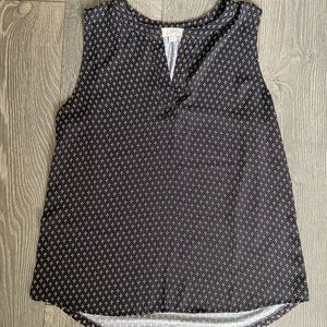Loft black and white pattern top MP